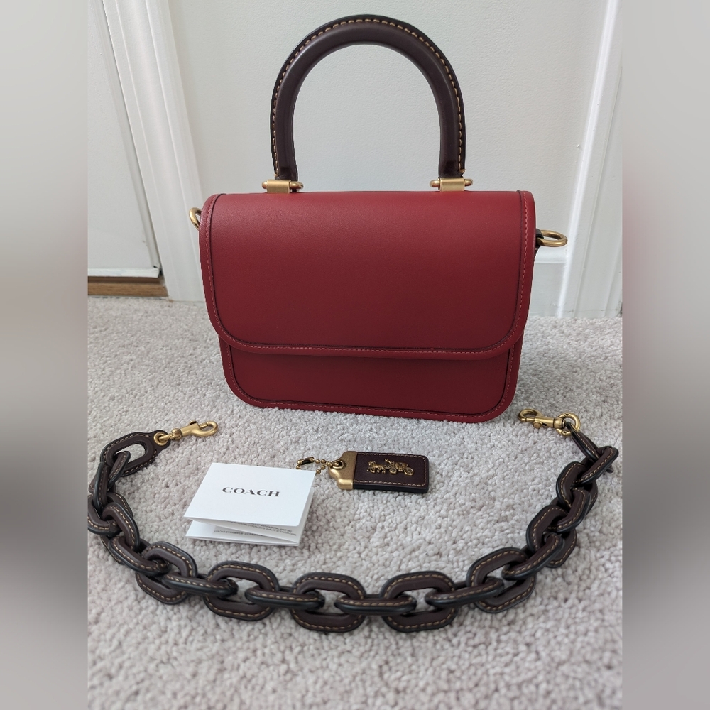 Coach Rogue Top Handle In Colorblock